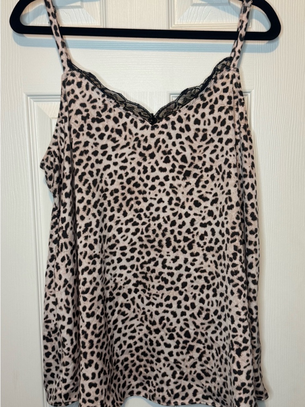 torrid Leopard Print Cami with Black Lace Trim